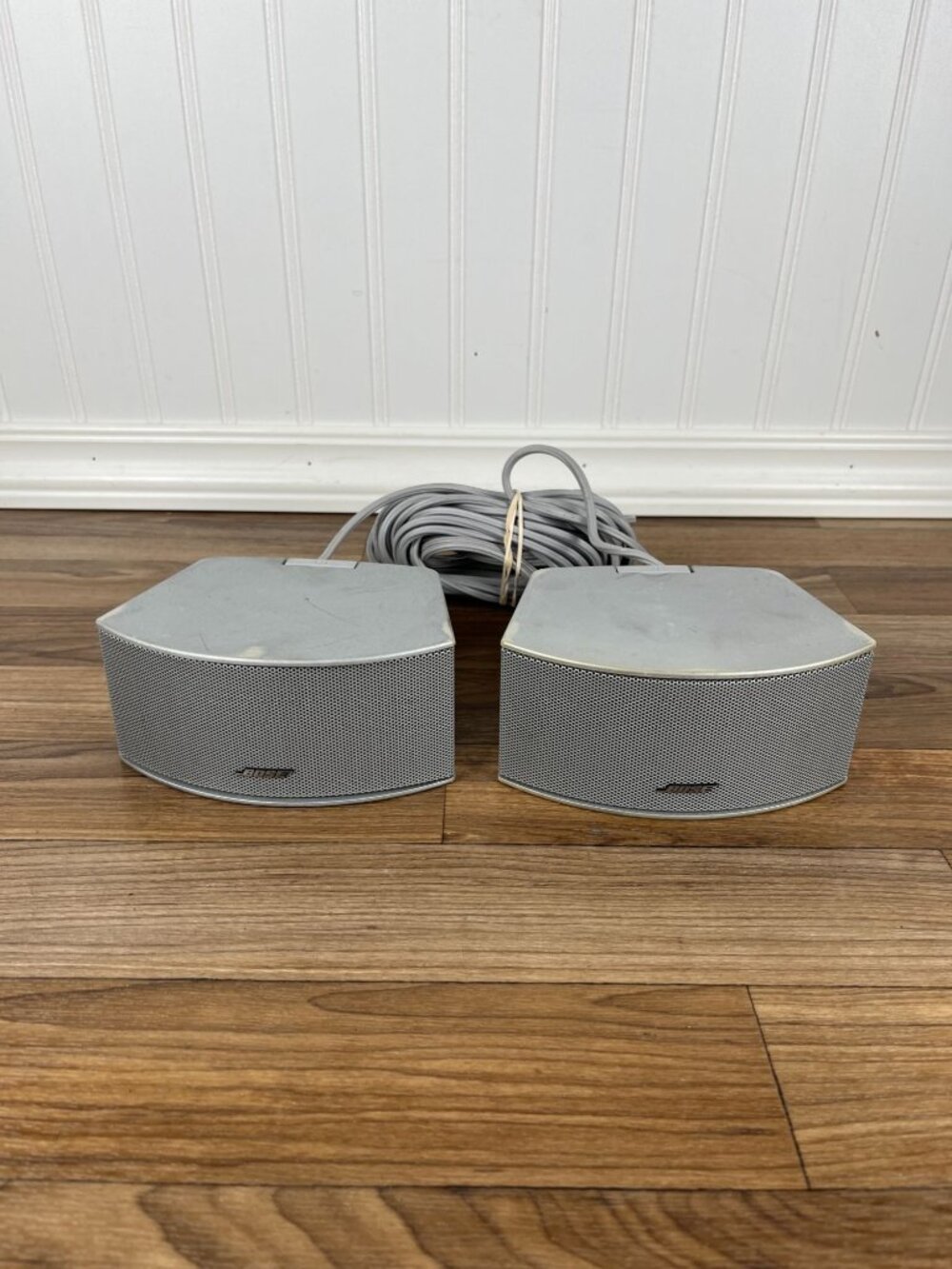 Bose GS Gemstone Speakers w Cable AV321 or Cinemate Series I II & III Silver